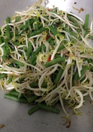 Foto resep Tumis kacang panjang + toge