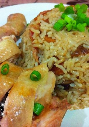 【麻油炊雞飯】 的食譜成品照片