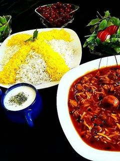 عکسی از دستور خورش خلال کرمانشاهی