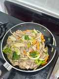 Soy sauce stir-fry (Galbi Style)
