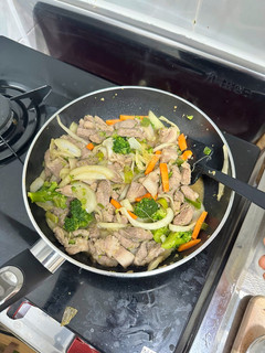 A picture of Soy sauce stir-fry (Galbi Style).