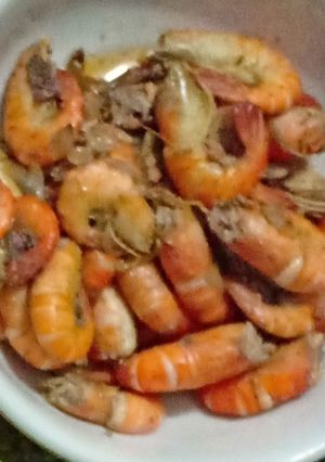 Foto resep Tumis udang Asam bawang