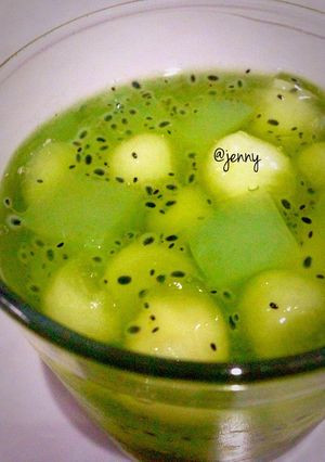 Foto resep Es Sarang Walet Melon Nata De Coco