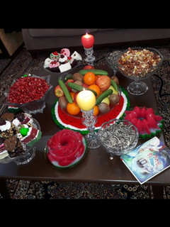 عکسی از دستور میز یلدای۹۸