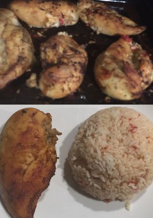 Una foto de Filete de pechuga en su jugo