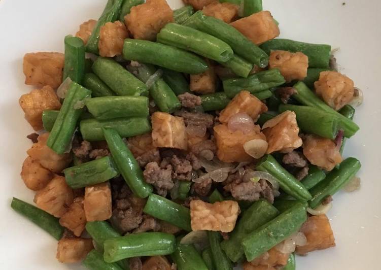 Langkah meracik Tumis buncis tempe yang Lezat Sekali