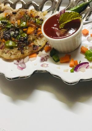 A picture of Healthy Stuffed Uttapum!.