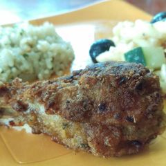 A picture of Savory Herb Fried Chicken.