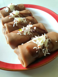 Foto resep Dadar Gulung Piscok Keju (dessert enak)
