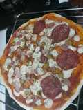 Pizza masa gruesa crocante