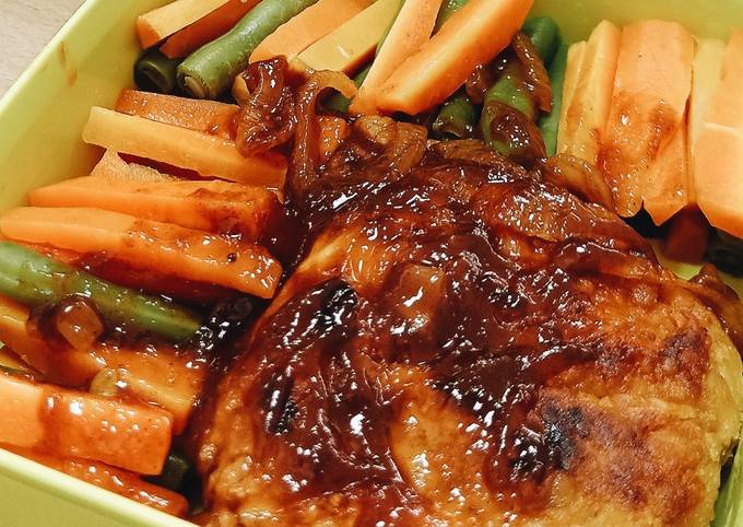 Steak tempe saus lada hitam