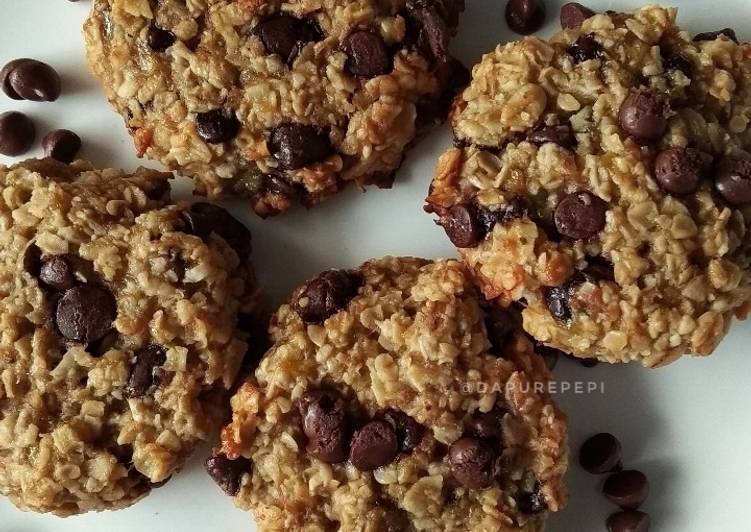 Cara Gampang Menyiapkan Banana Oat Cookies ?? yang Sempurna