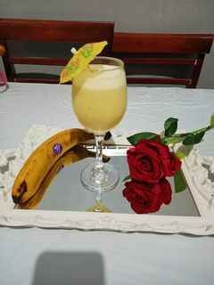 صورة لوصفة سموثي الموز🍌