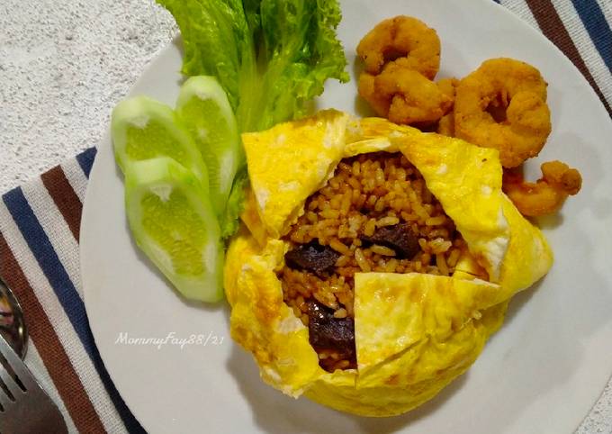Recipe: Perfect Nasi Goreng Selimut