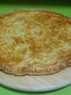 Una foto de Empanada de pollo y pisto con thermomix
