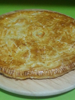 Una foto de Empanada de pollo y pisto con thermomix