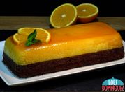 Una foto de chocoflan en olla