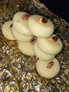 A picture of Milk Powder Peda.