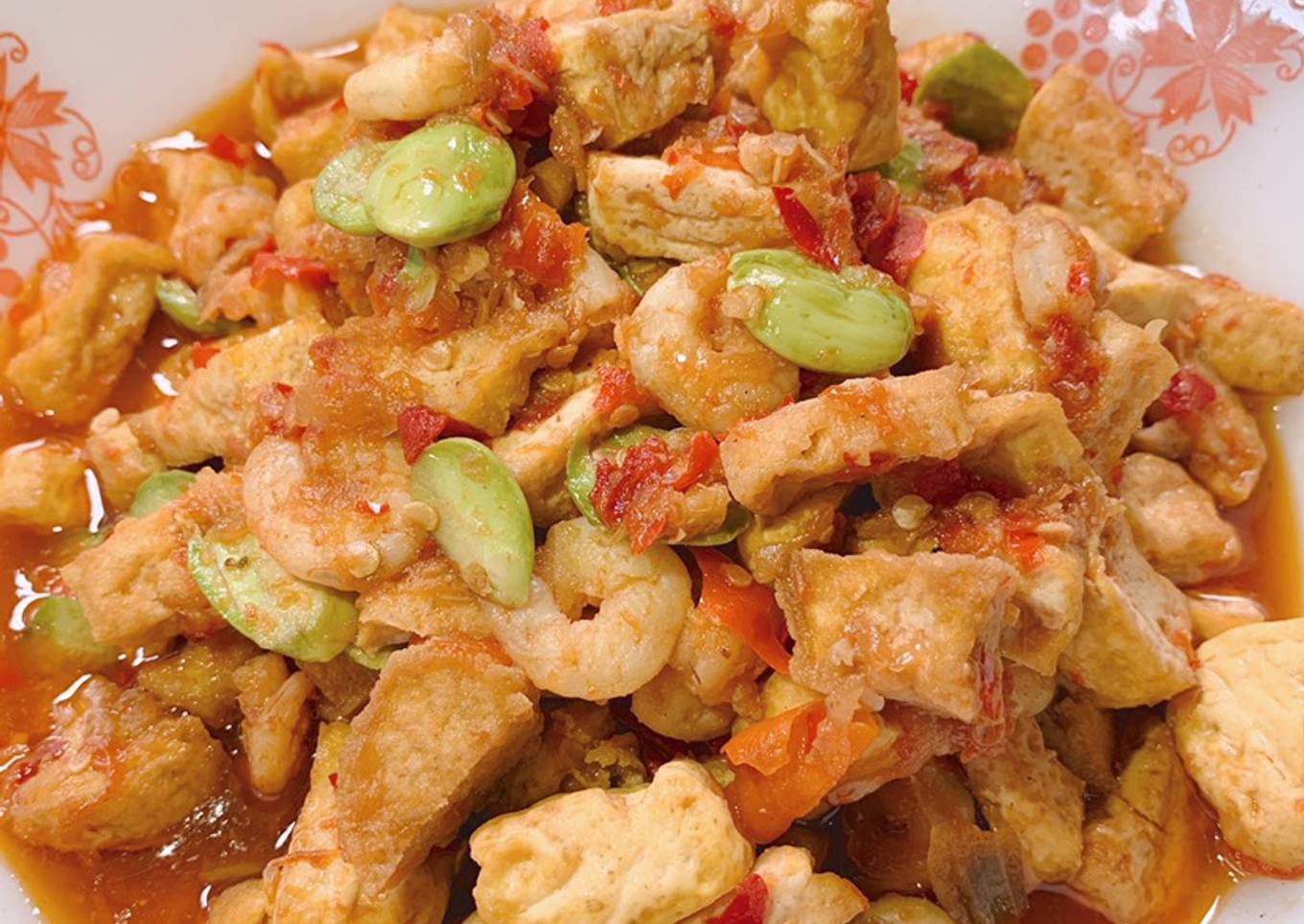 “Sambel Tahu, Udang & Pete”