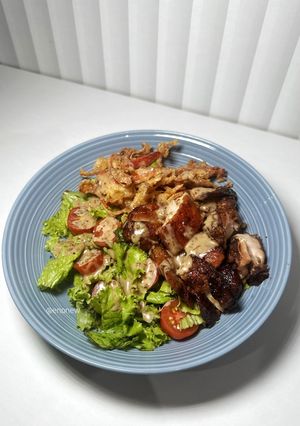 Foto resep Chicken Teriyaki Salad ala Sut*i