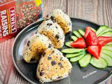 葡萄乾烤飯糰 /簡單早餐