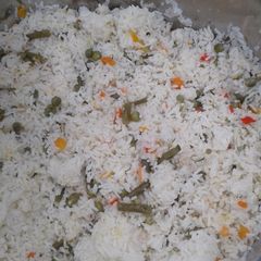 A picture of Vegetable rice.