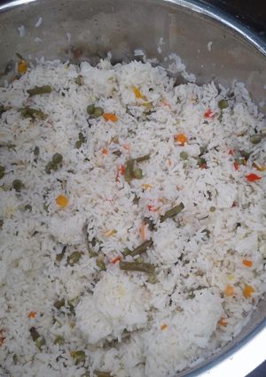 A picture of Vegetable rice.