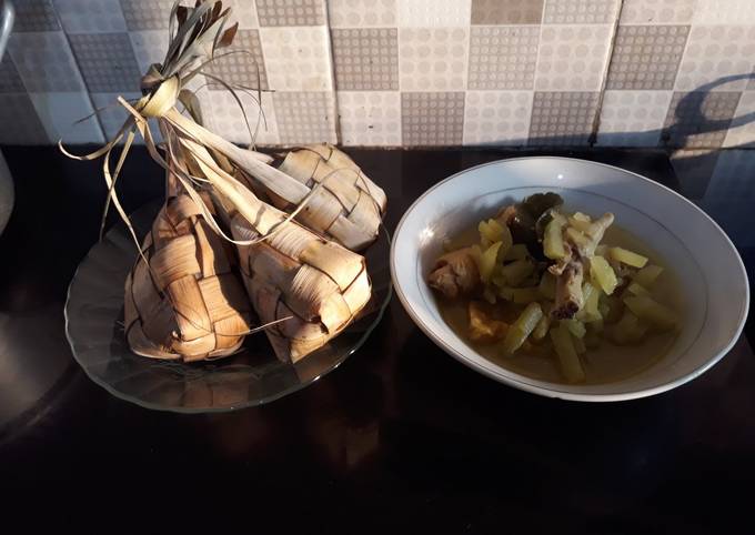 Ketupat sayur#siap ramadhan