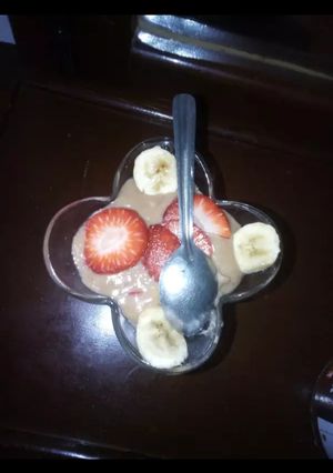 صورة لوصفة تحلية بالموز