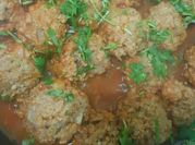 A picture of oat meat