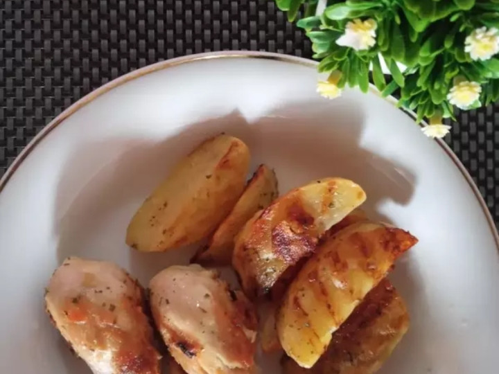 Bagaimana Membuat Ayam kentang panggang Anti Gagal