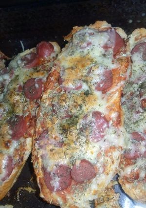 صورة لوصفة بيتزا سريعة ولذيذه 😋