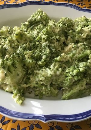 Une photo de Poêlée de chou romanesco à la crème et emmental