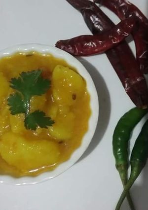 उबले आलू की सात्विक सब्जी (Ubale aloo ki satvik sabzi recipe in hindi) रेसिपी मुख्य फोटो