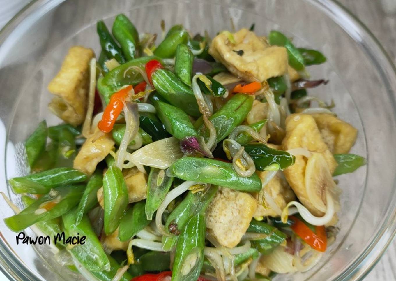 Tumis Tahu Buncis Tauge