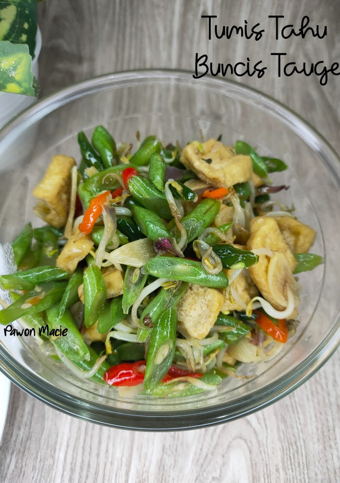 Foto resep Tumis Tahu Buncis Tauge