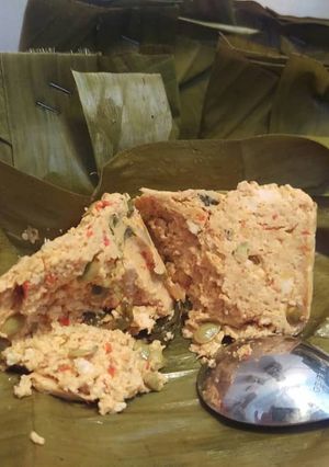 Foto resep 63#Botok Tahu Teri Petai Cina