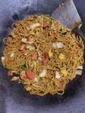 Mie goreng basah bumbu bawang putih bubuk