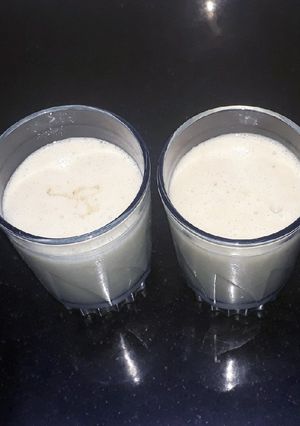 A picture of Banana Milk shake.