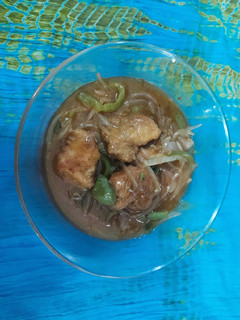 A picture of Chicken chili.