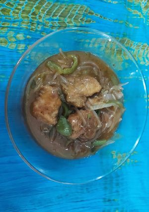 A picture of Chicken chili.