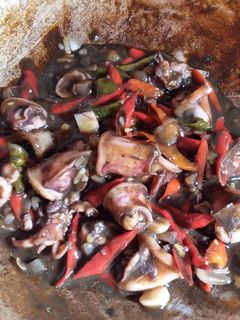 Foto resep Cumi hitam pedasssss