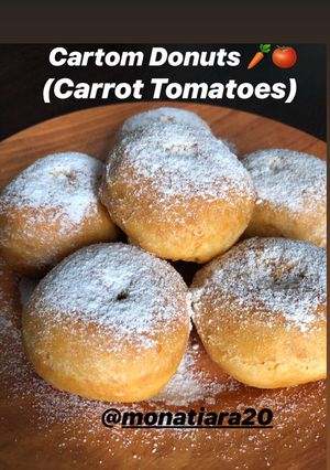 Foto resep Cartom Donuts(Carrot Tomatoes)