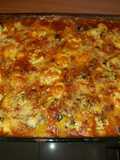 Garbanzos gratinados