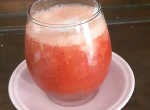 Foto resep Smoothies Strawberry dan Melon