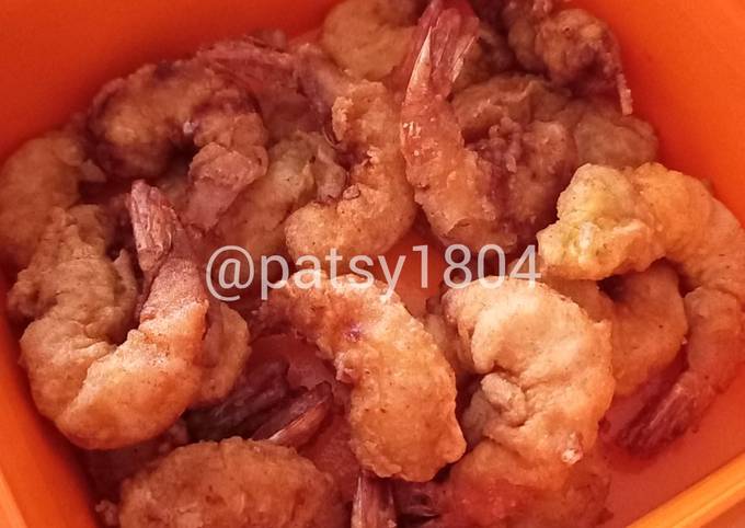Resep Udang goreng tepung Resep Udang goreng tepung