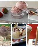 Helados de frutas -con leche condensada casera sin azúcar-