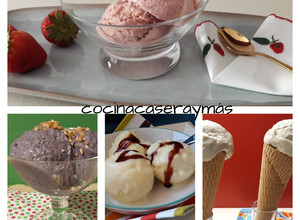 Foto principal de Helados de frutas -con leche condensada casera sin azúcar-
