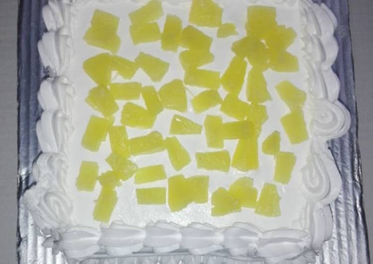 Recipe of Homemade Vanilla Pineapple Cake