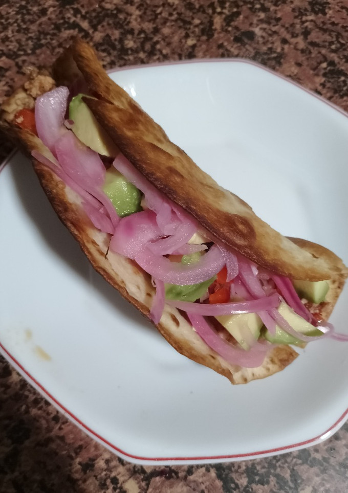 Una foto de Taco de cerdo🌮🐷